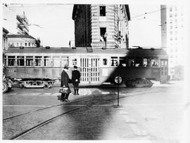 Seattle & Rainier Valley Railway Car 111 in Seattle, Washington, 1935