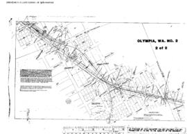 Plat Map of Northern Pacific Facilities at Olympia, Washington, undated