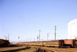 Great Northern Railway Company passenger cars at Portland, Oregon in 1963.