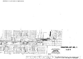 Plat Map of Great Northern Facilities at Chester, Montana, 1969