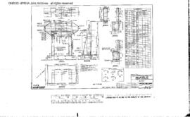 Burlington Northern Engineering Drawing: Abutment 1, Bridge 1481.9 - Sunset Highway (formerly Gre...