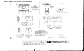 Northern Pacific Engineering Drawing: General Plan/Detail Abutment, Bridge 155.1, West of Belgrad...