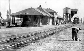 Great Northern Depot at Burlington, Washington, undated