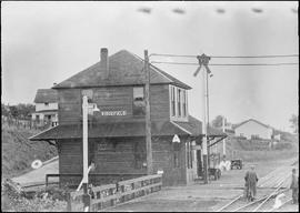 Northern Pacific station at Ridgefield, Washington, in 1927.