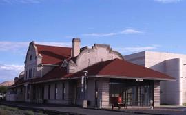 Burlington Northern depot at Yakima, Washington, in 1999.