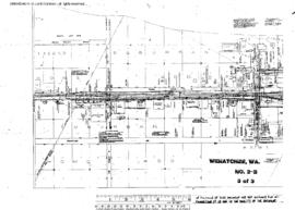 Plat Map of Great Northern Facilities at Wenatchee, Washington, undated