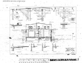 Great Northern Engineering Drawing, Freight House at Wenatchee, Washington, 1923