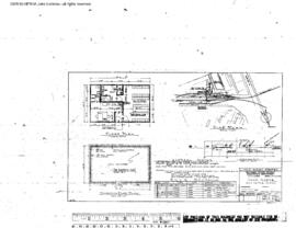 Northern Pacific Engineering Drawing, Yard Office, West Seattle at Seattle, Washington, 1967