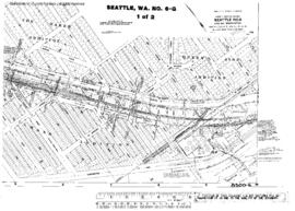 Plat Map of Great Northern Facilities at Seattle, Washington, undated