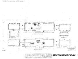 Northern Pacific Engineering Drawing, Depot at Centralia, Washington, 1911