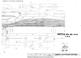 Plat Map of Northern Pacific Facilities at Seattle, Washington, 1948