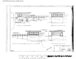 Great Northern Engineering Drawing, Yard Office at Spokane, Washington, 1967