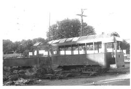 Seattle & Rainier Valley Railway car in Seattle, Washington, 1937