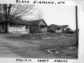 Pacific Coast Coal Company houses at Black Diamond, Washington, circa 1955.