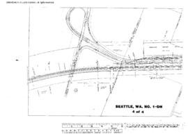 Plat Map of Northern Pacific Facilities at Seattle, Washington, 1953