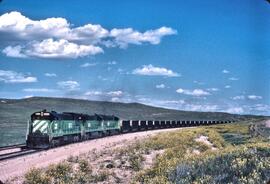 Burlington Northern Diesel Locomotives Number 5812, Number 5598 and another Burlington Northern D...
