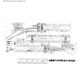 Northern Pacific Engineering Drawing, Subway Under 7th Streetat Olympia, Washington, 1914