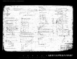 Great Northern Engineering Drawing, Diesel Repair Shop at Havre, Montana, 1949