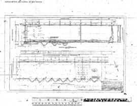 Northern Pacific Engineering Drawing, Freight House at Missoula, Montana, 1948