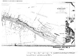 Plat Map of Northern Pacific Facilities at Quendall, Washington, undated