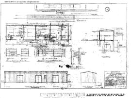 Northern Pacific Engineering Drawing, Locomotive Servicing Facilities at Mandan, North Dakota, 1980