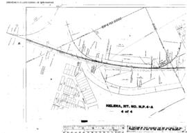 Plat Map of Northern Pacific Facilities at Helena, Montana, 1917