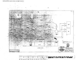 Burlington Northern Engineering Drawing, Wastewater Treatment Facility at Interbay, Washington, 1977