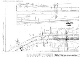 Plat Map of Northern Pacific Facilities at Lind, Washington, 1949