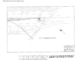 Spokane, Portland, and Seattle Railway Engineering Drawing, Depot at Finley, Washington, 1960