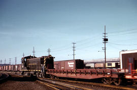 Spokane, Portland and Seattle Railway diesel locomotive 31 at Portland, Oregon in 1962.