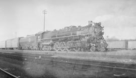 Spokane, Portland & Seattle Railway steam locomotive number 700 at Vancouver, Washington in 1...