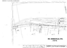 Plat Map of Northern Pacific Facilities at North Bonneville, Washington, 1935