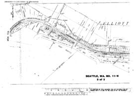 Plat Map of Northern Pacific Facilities at Seattle, Washington, 1913