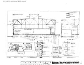 Great Northern Engineering Drawing, Pier 88 Warehouse and Offices at Seattle, Washington, 1971