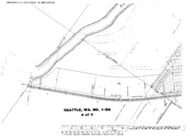 Plat Map of Northern Pacific Facilities at Seattle, Washington, undated