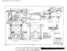 Northern Pacific Engineering Drawing, Operator's House at Bridge 72.2 at Hoquiam, Washington, 1964