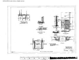 Great Northern Engineering Drawing, Depot at Wolf Point, Montana, 1927