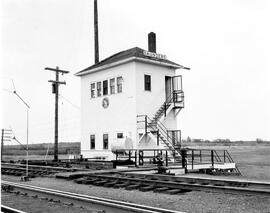 Great Northern Depot at Saunders, WI, undated