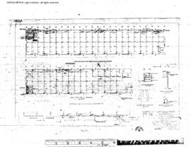 Great Northern Engineering Drawing, Pier 88 Warehouse and Offices at Seattle, Washington, 1948