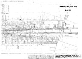 Plat Map of Northern Pacific Facilities at Pasco, Washington, 1958