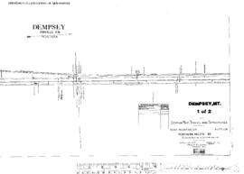 Plat Map of Northern Pacific Facilities at Dempsey, Montana, 1911