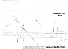 Plat Map of Northern Pacific Facilities at Villard Junction, Washington, 1954