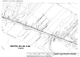 Plat Map of Northern Pacific Facilities at Seattle, Washington, 1952