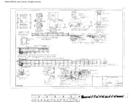 Great Northern Engineering Drawing, Engine House and Shop at Interbay, Washington, 1949