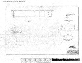 Great Northern Engineering Drawing, Diesel Repair Shop at Havre, Montana, 1965