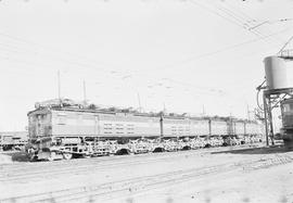 Chicago, Milwaukee, St. Paul & Pacific Railroad Company electric locomotive number E-47 at Ot...