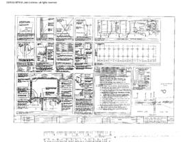Spokane, Portland, and Seattle Railway Engineering Drawing, Unnamed Structure at Moody, Oregon, 1981
