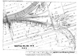 Plat Map of Northern Pacific Facilities at Seattle, Washington, 1949