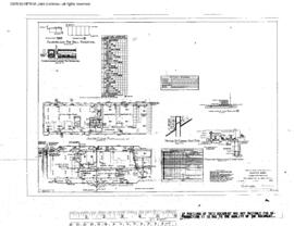 Great Northern Engineering Drawing, Commissary Building at King Street Coach Yard at Seattle, Was...