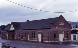 Northern Pacific depot at Kelso, Washington, in 1988.